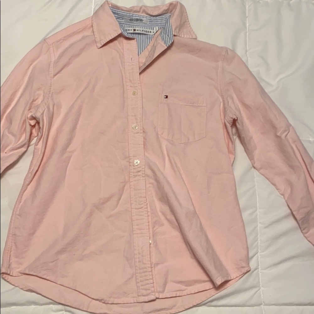 Tommy Hilfiger Pink Button Up